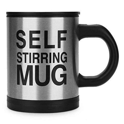 Self-Stirring Coffee Mug – Automatic Stainless Steel Cup
