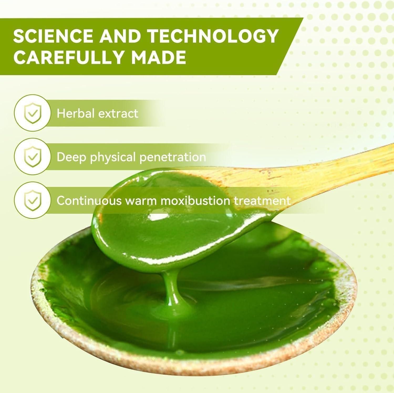 Moxa Heat Knee Patches for Pain Relief, Pack of 20