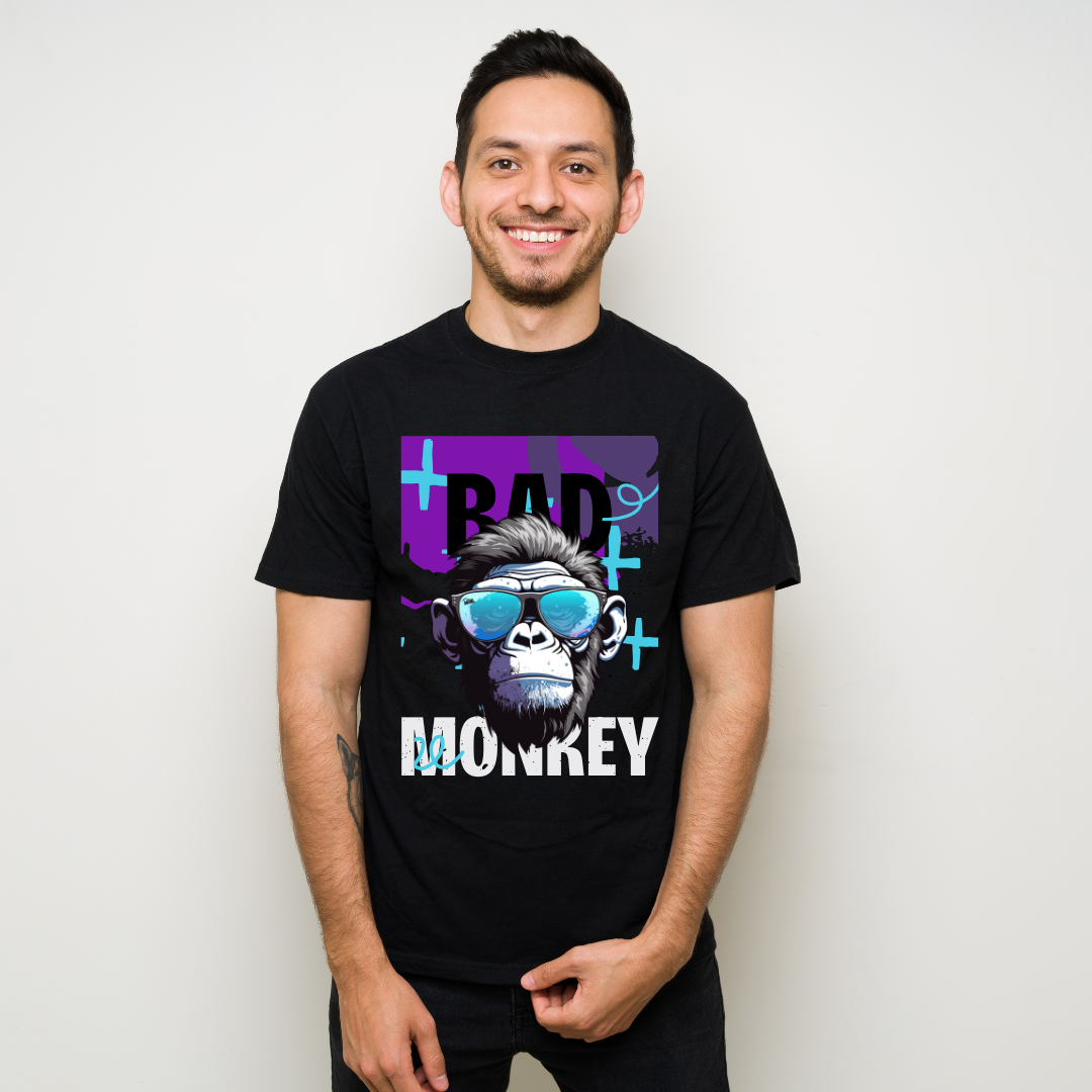 Bad Monkey T-Shirt – Bold, Playful & Comfortable